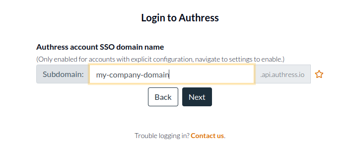 Corporate Subdomain